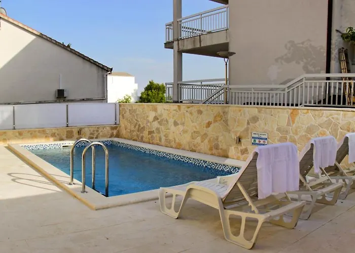 Apartment Seaside With A Swimming Pool Zecevo Rtic, - 11869 *